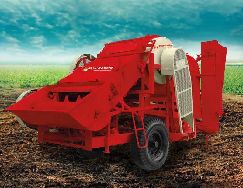 Trilladora de cestas Dharti Mitra de Mahindra